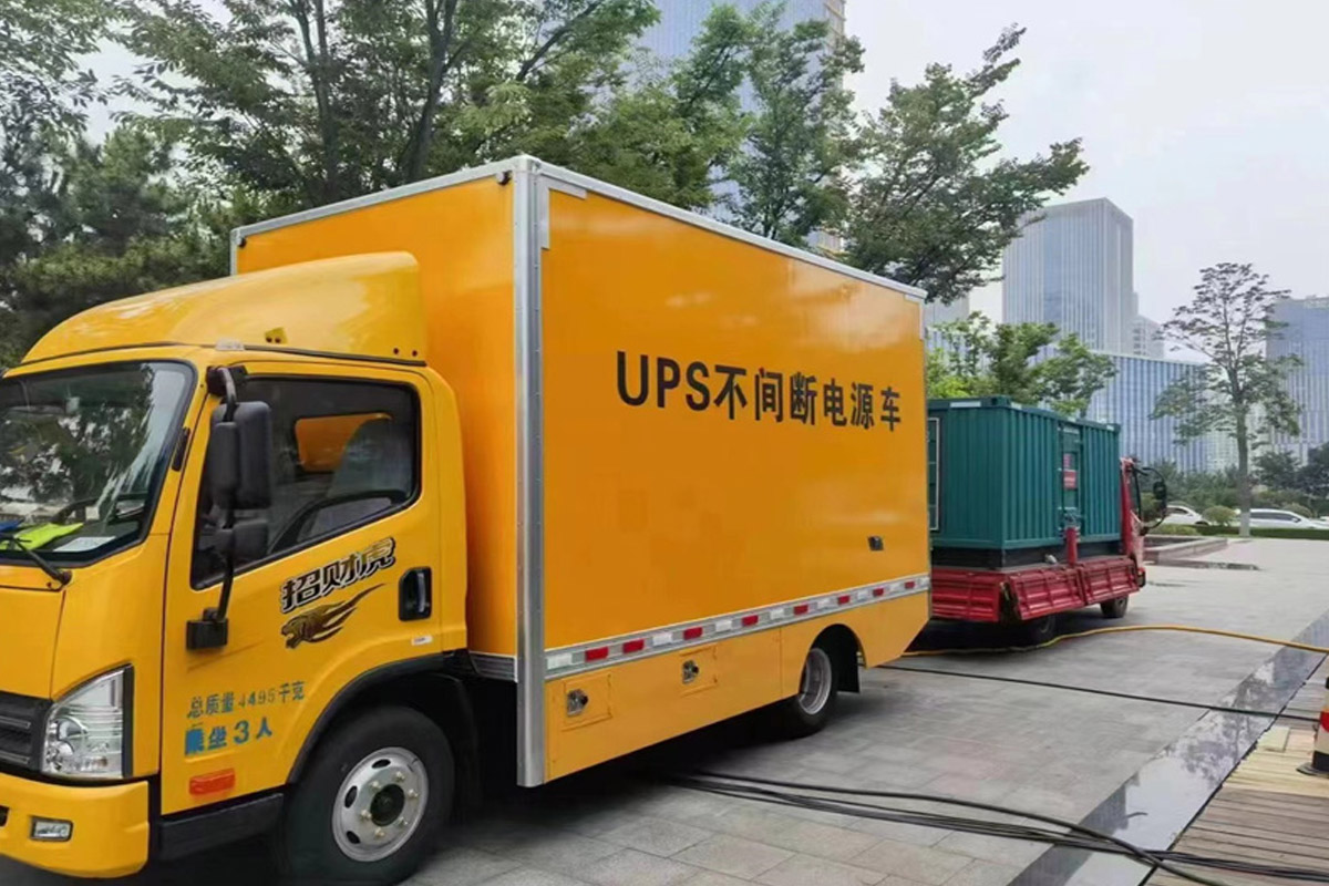 邳州发电机租赁施工现场